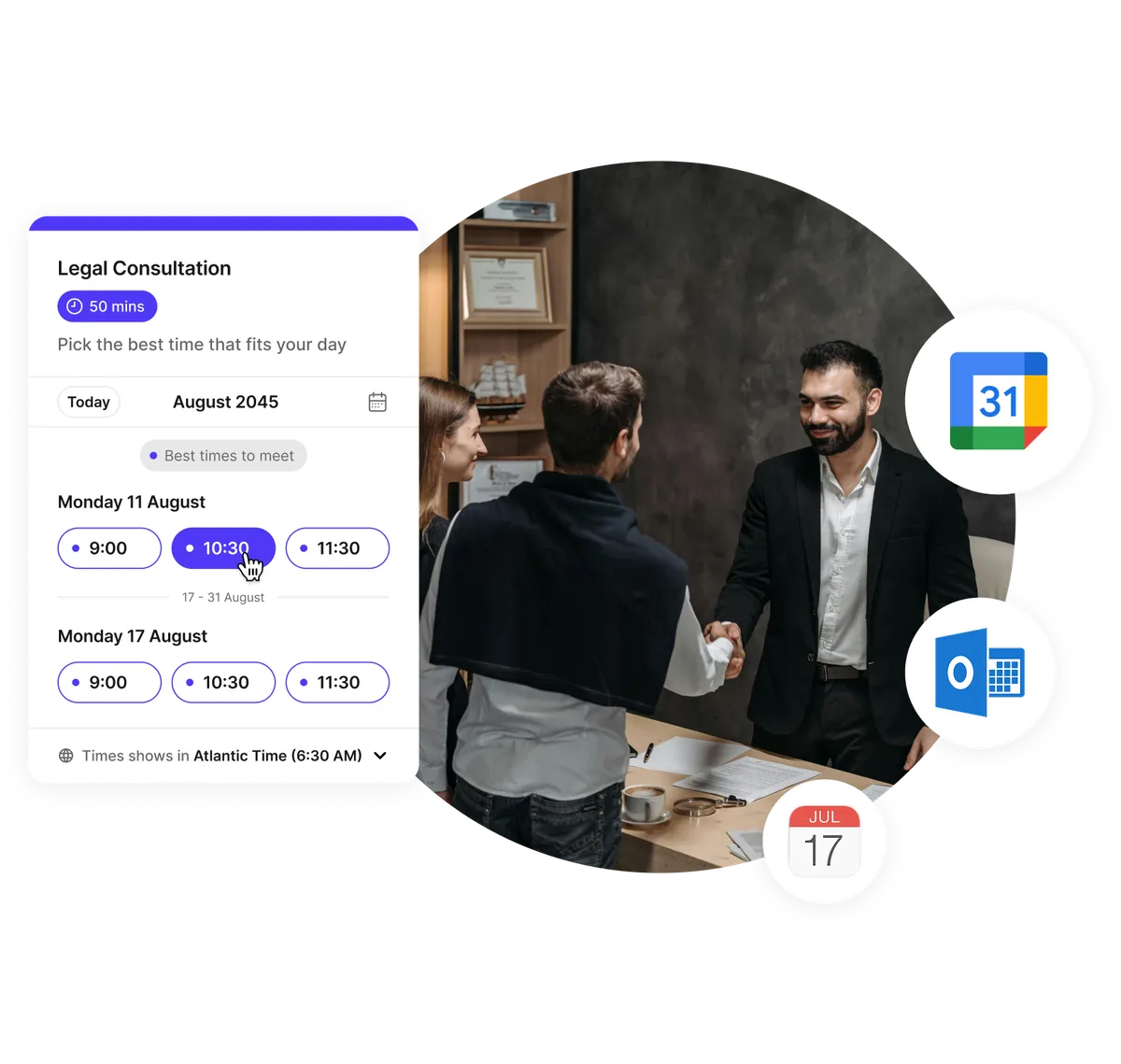 attorney appointment booking system