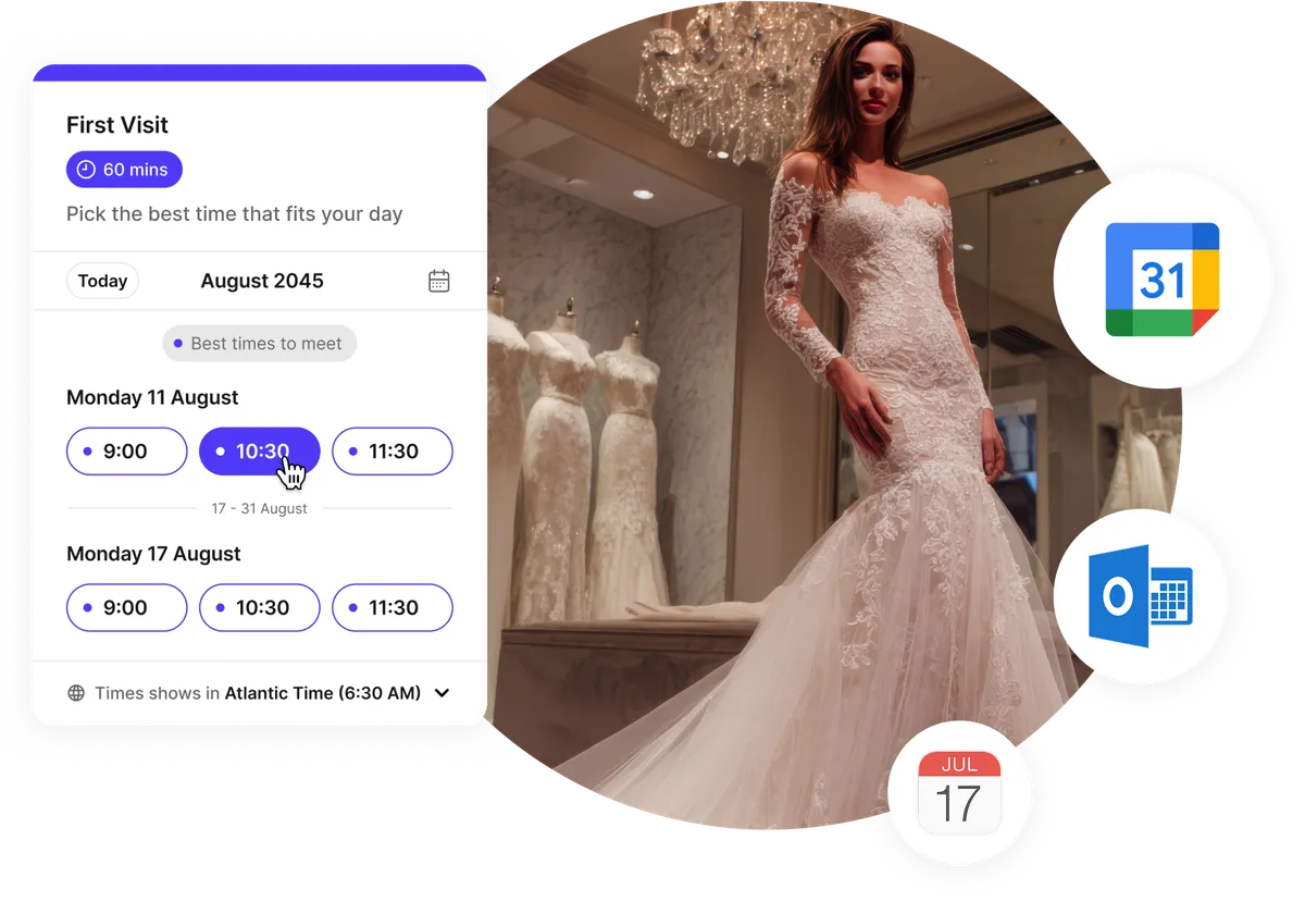 bridal salon scheduling software