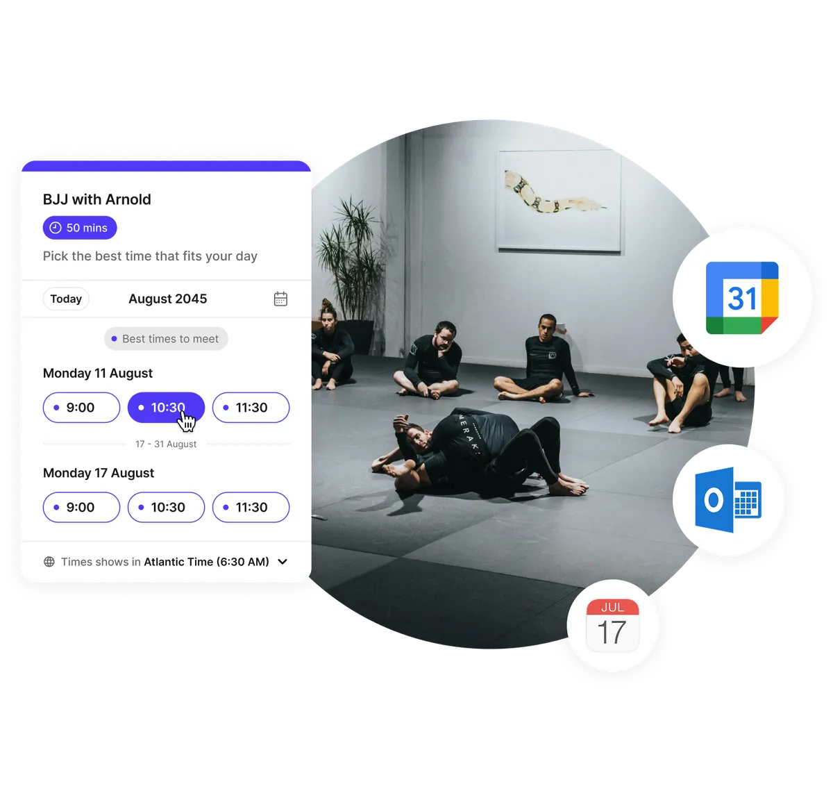 online class booking for dojos