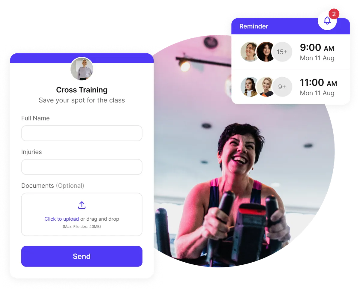 gym class reservation software