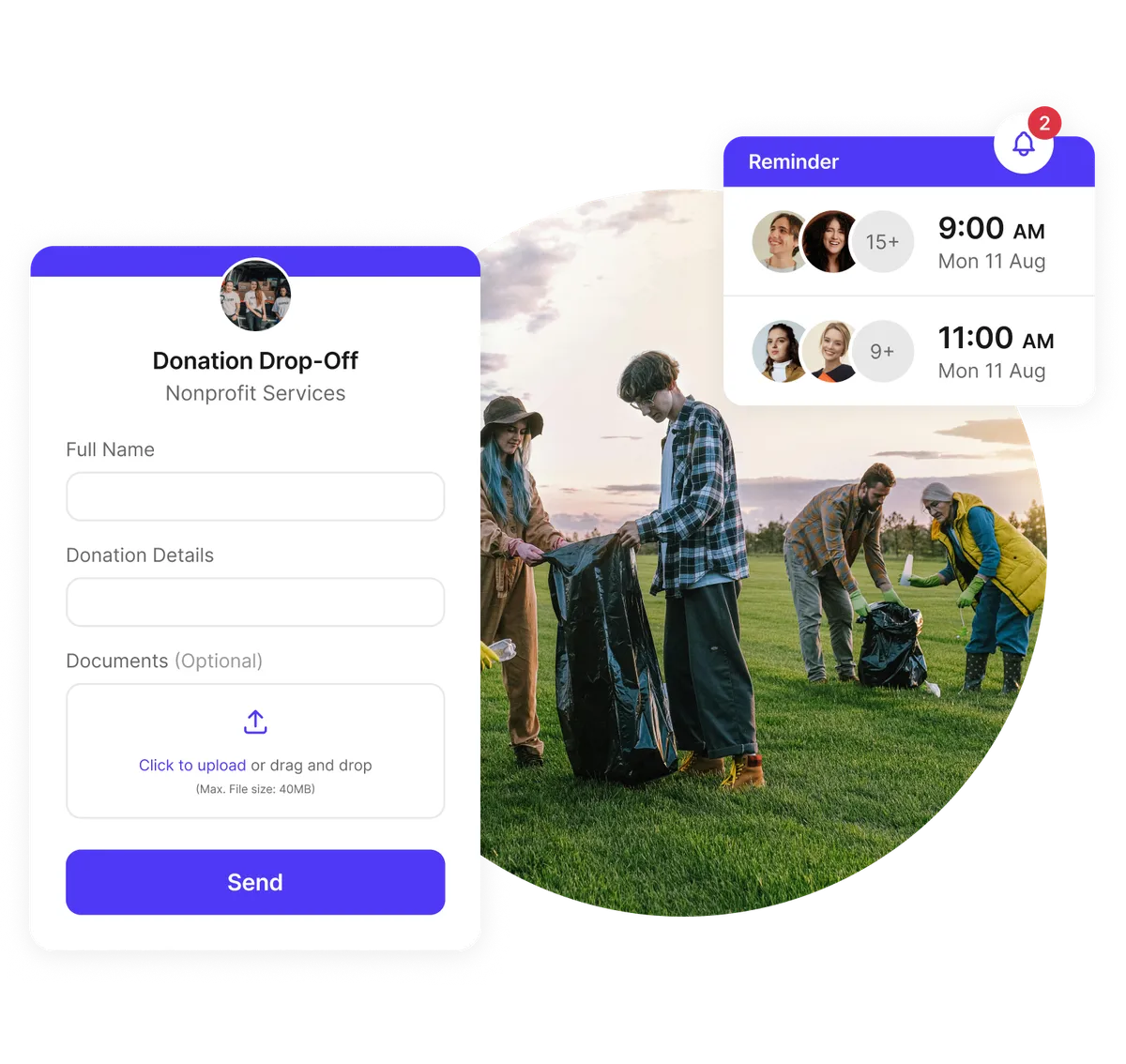 nonprofit intake forms