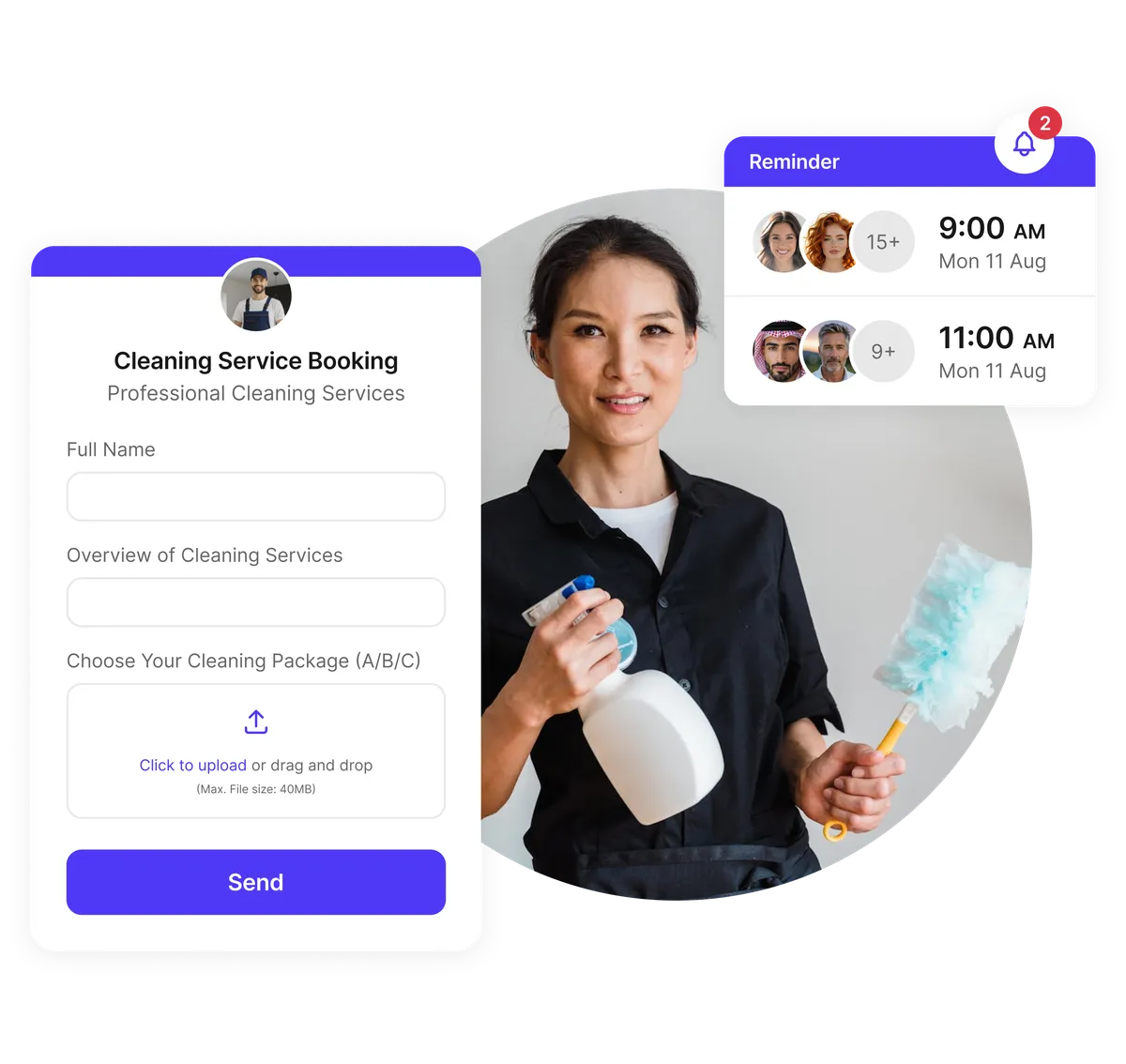 cleaning job scheduler