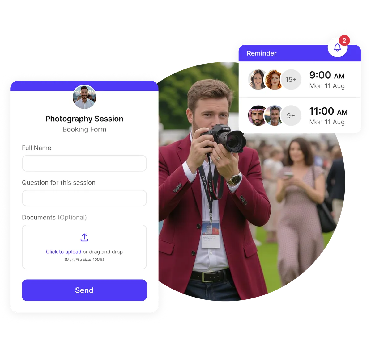 photography appointment scheduler