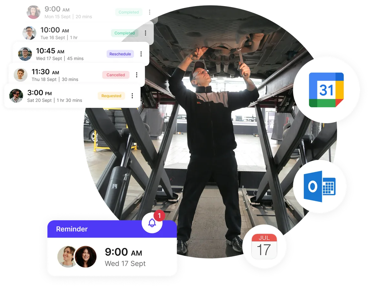 Automated client reminders