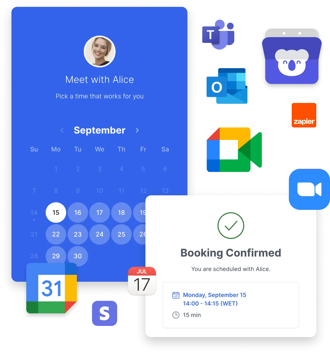 Koalendar schedule meetings online