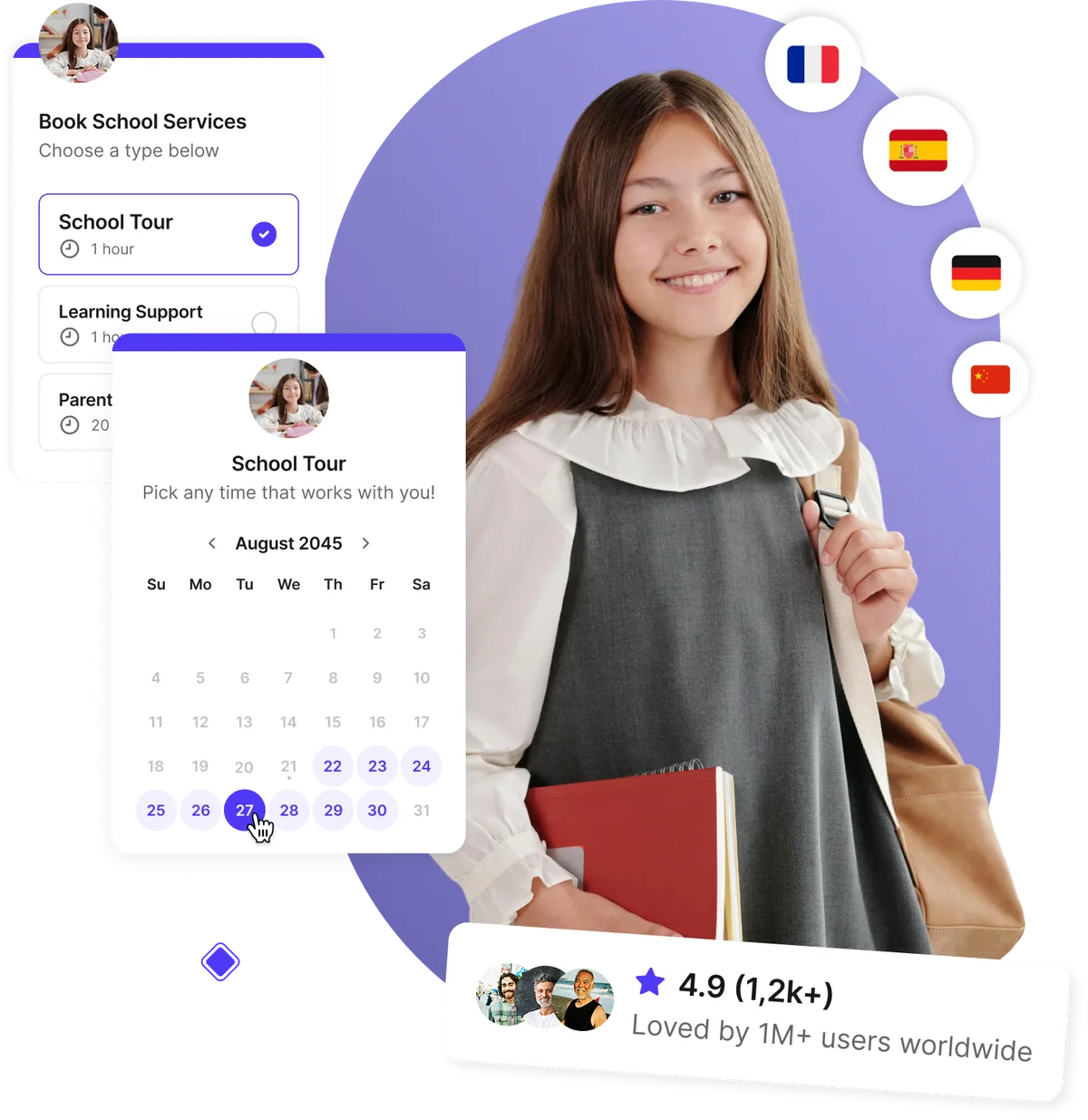 Elementary school scheduling system