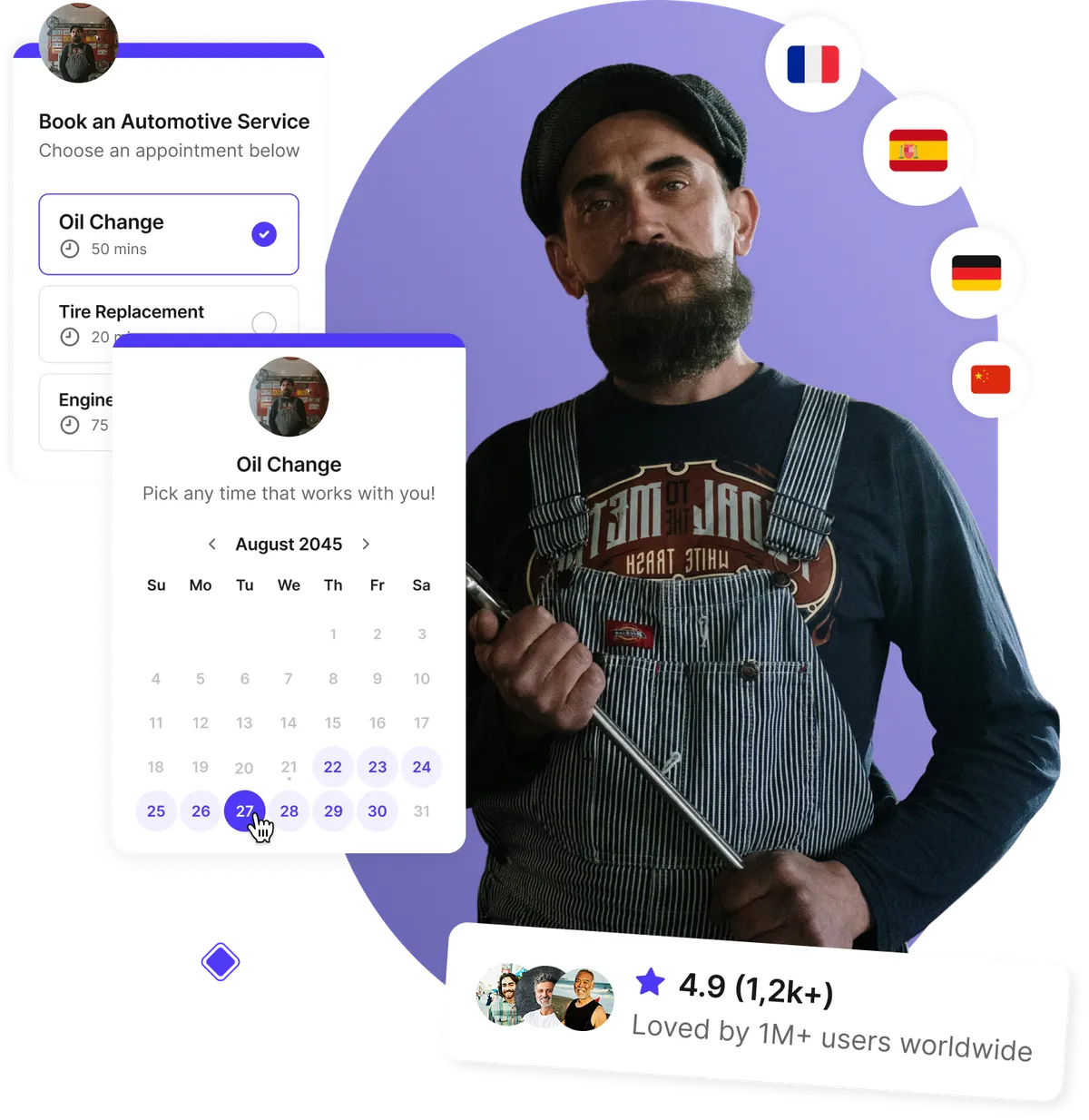 Automotive scheduling software