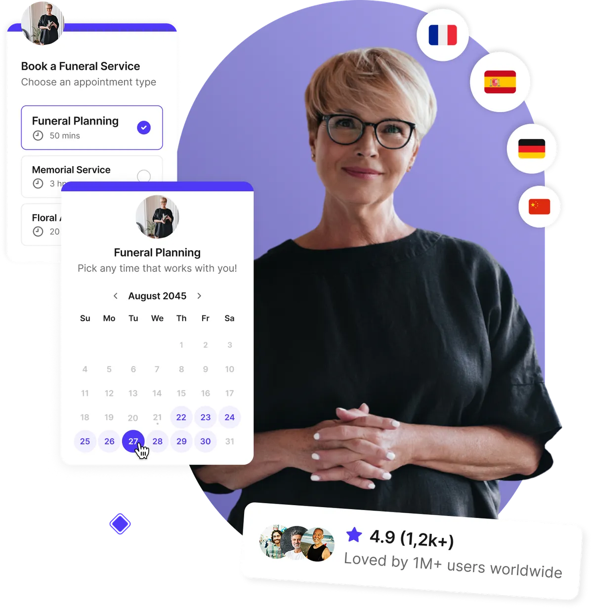 Funeral scheduler software