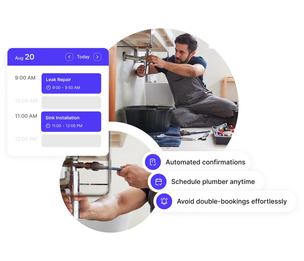 Plumbing dispatch scheduling software