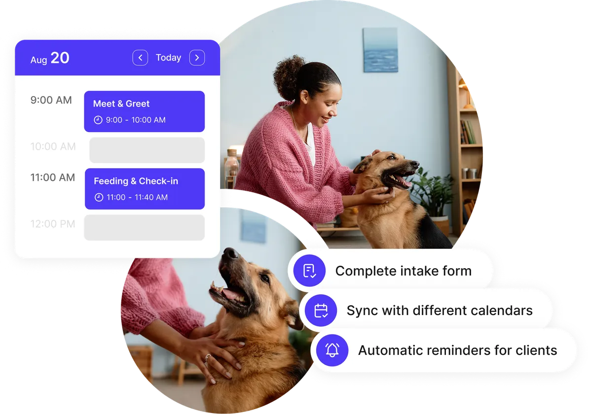 pet sitting reservation system