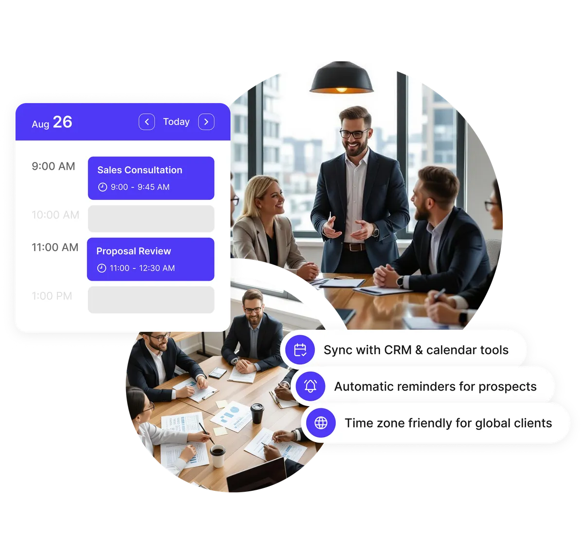 Customer-focused scheduling software
