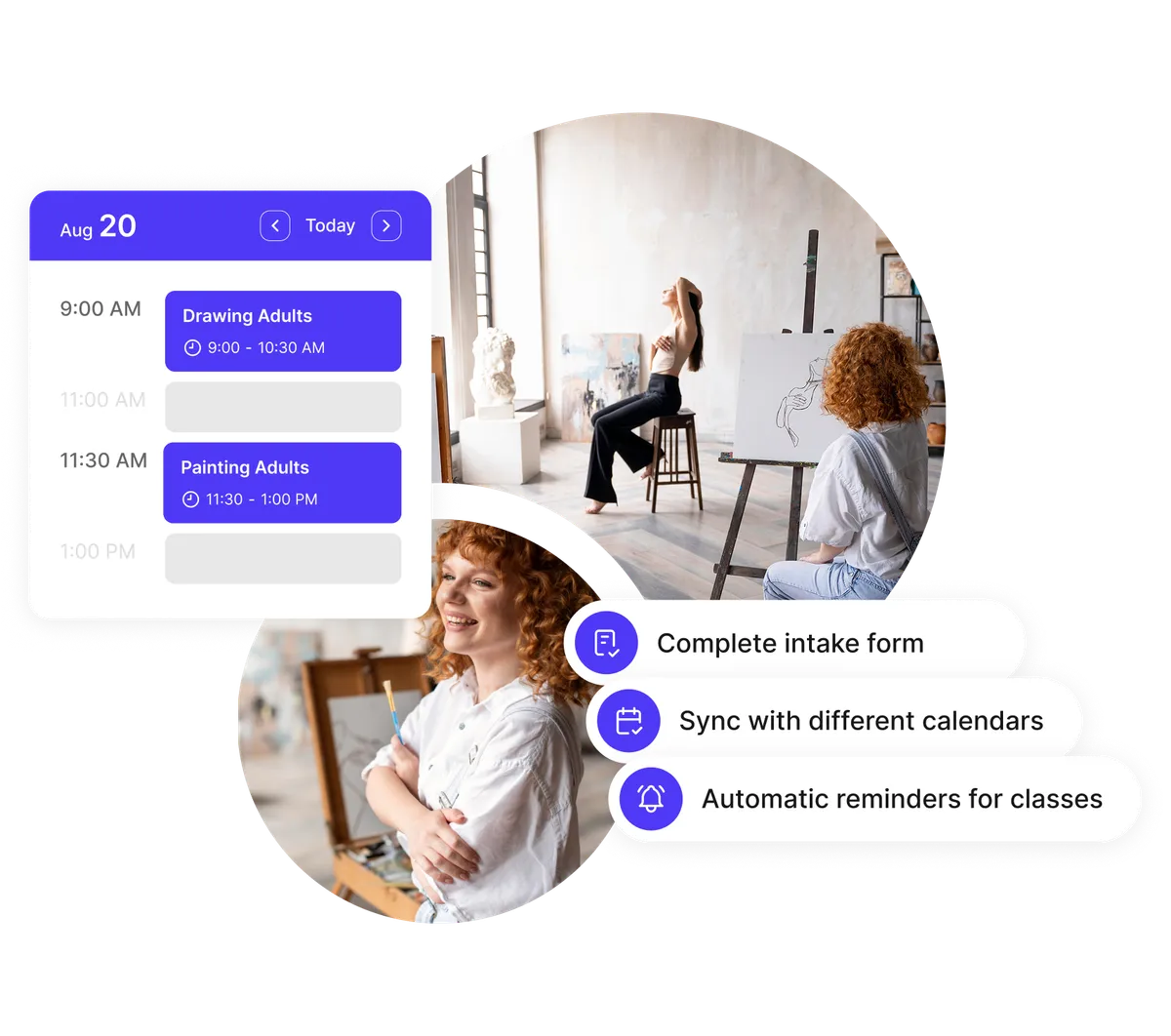 art studio scheduling software