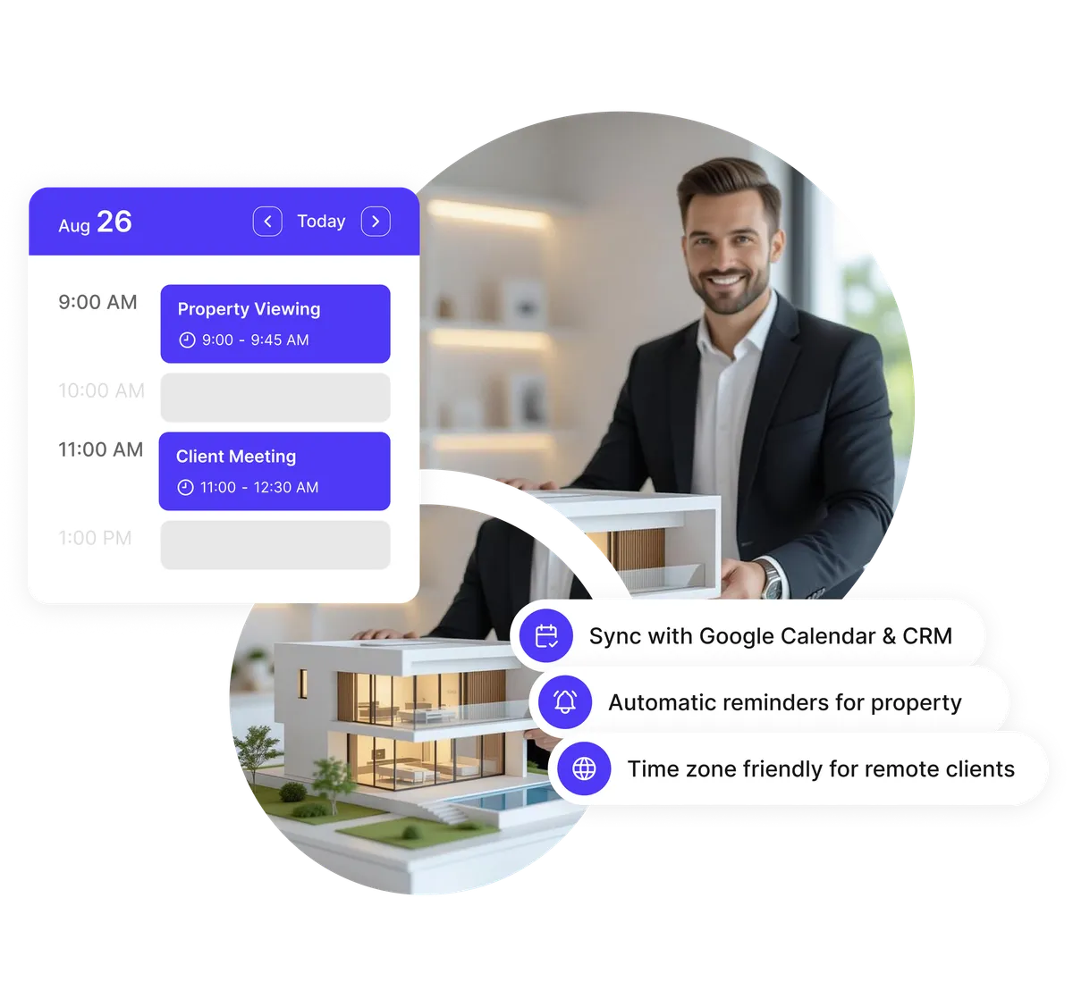 real estate scheduling calendar